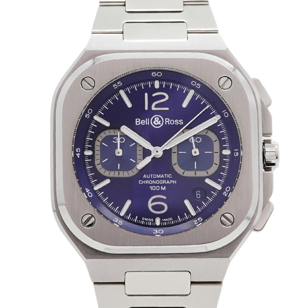 Bell & Ross BR 05 Chrono Blue Steel BR05C-BU-ST SST Dial Men's Watch